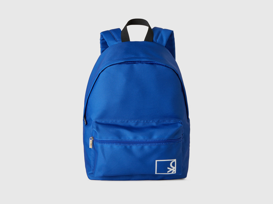 Light Blue Nylon Backpack