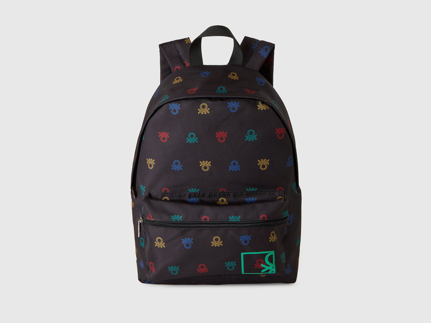 Patterned Nylon Backpack With Logo