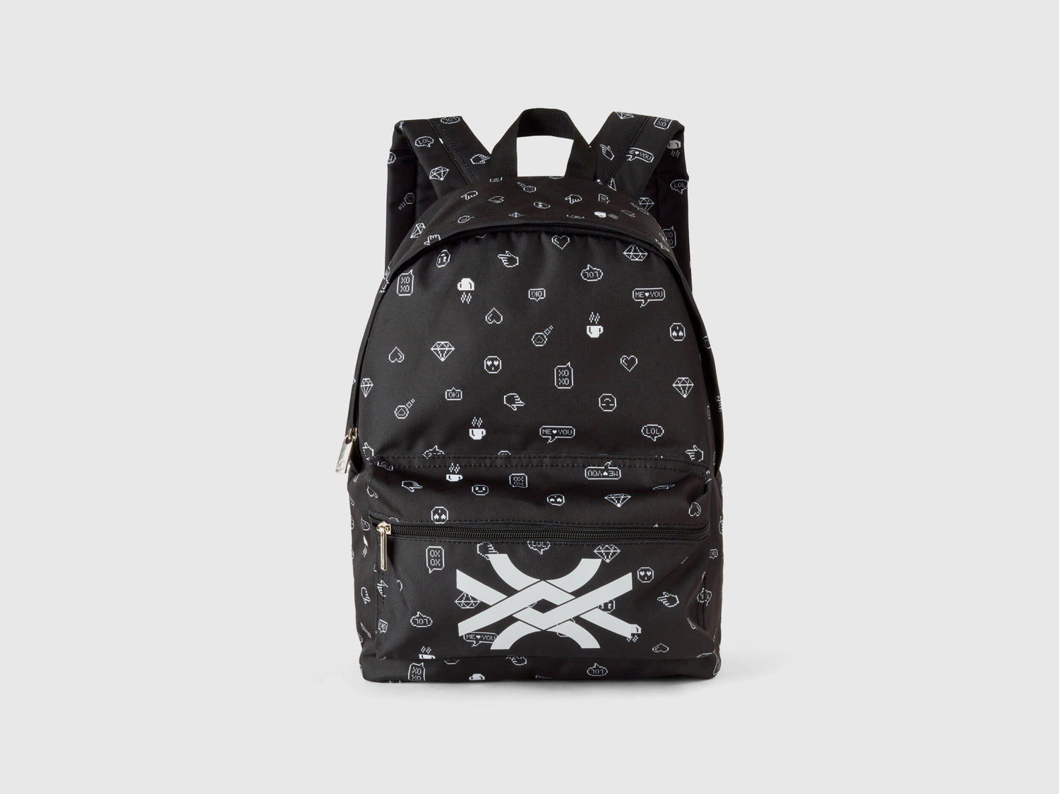 Logo Patterned Rucksack In Nylon_6FK8CY013_910_01