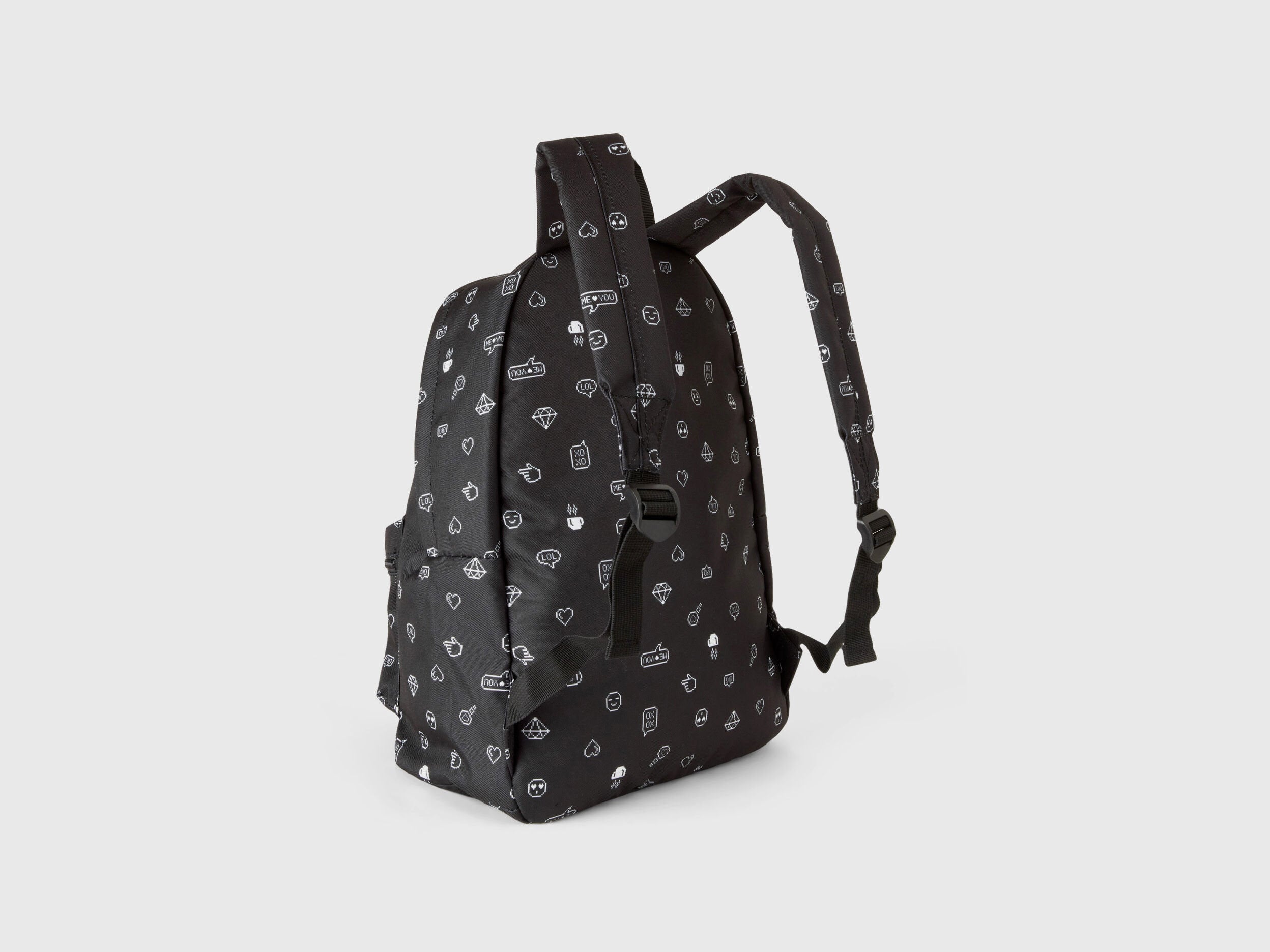 Logo Patterned Rucksack In Nylon_6FK8CY013_910_02