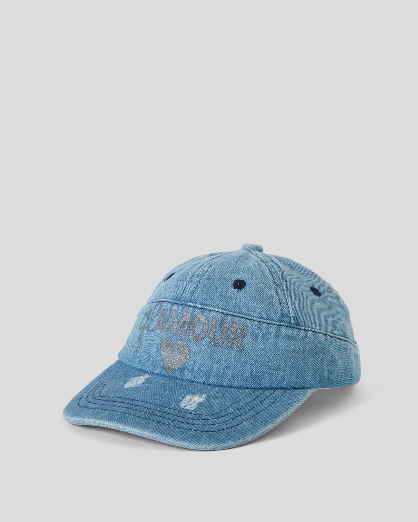 Light Blue Cap With Visor Benetton