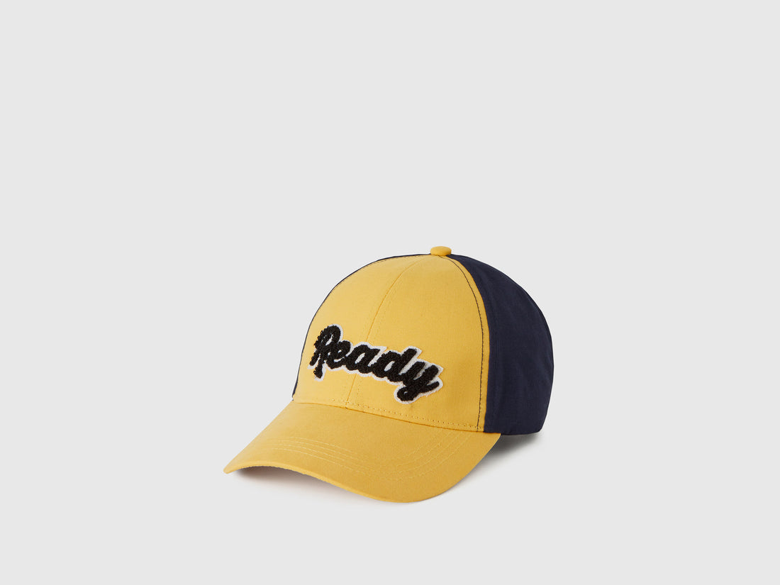 Two-Tone Cap With Print