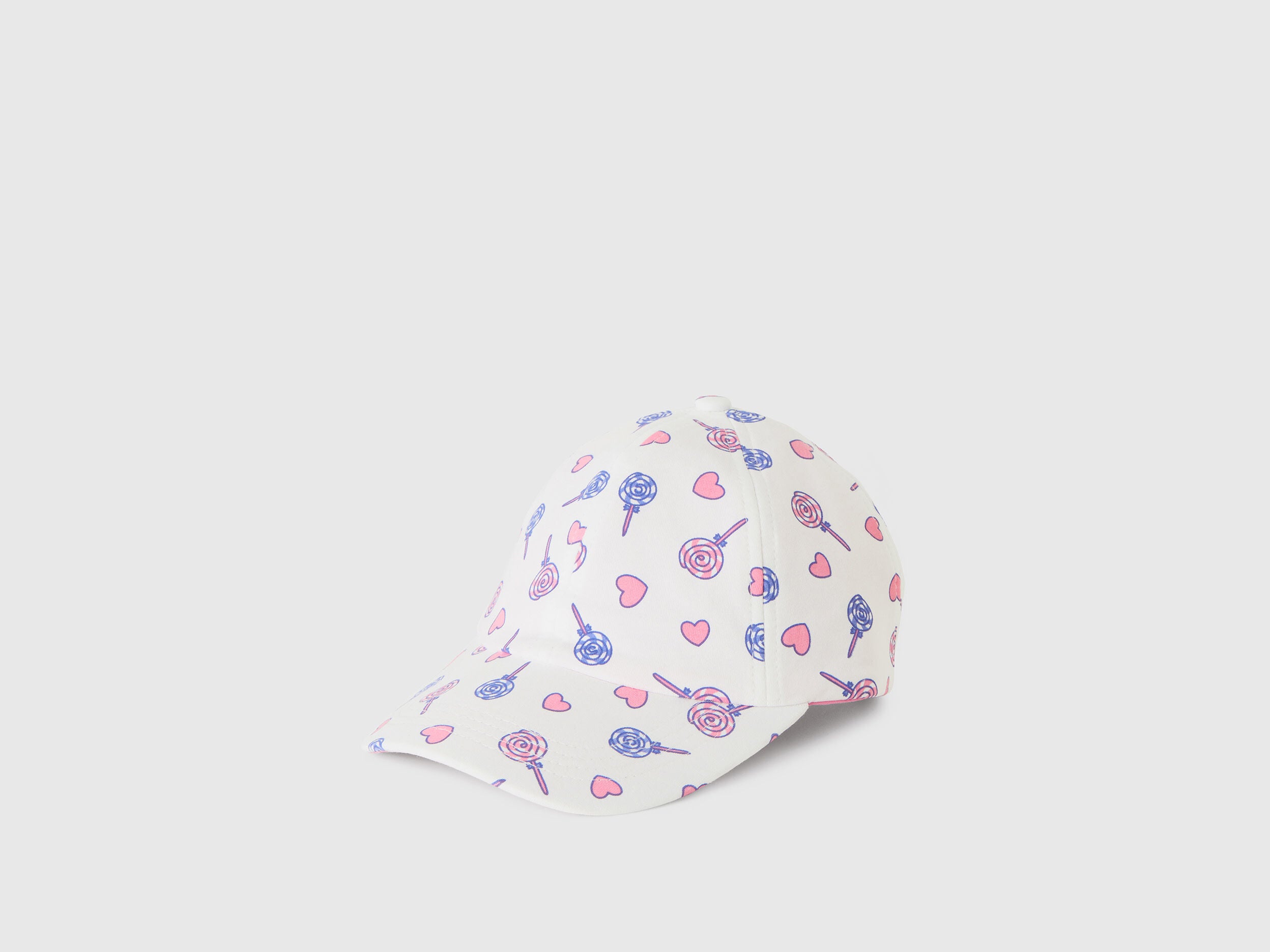Patterned Cap In 100% Cotton