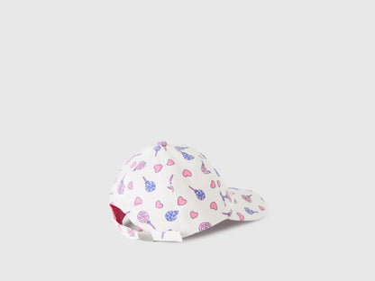 Patterned Cap In 100% Cotton