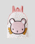 White Backpack Benetton