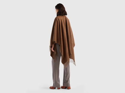 Brown Cape With Fringe_6GZVDU00Z_904_02