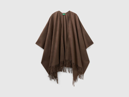Brown Cape With Fringe_6GZVDU00Z_904_04