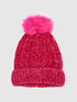 Chenille Hat With Pom Pom_6T48YA009_8E8_01