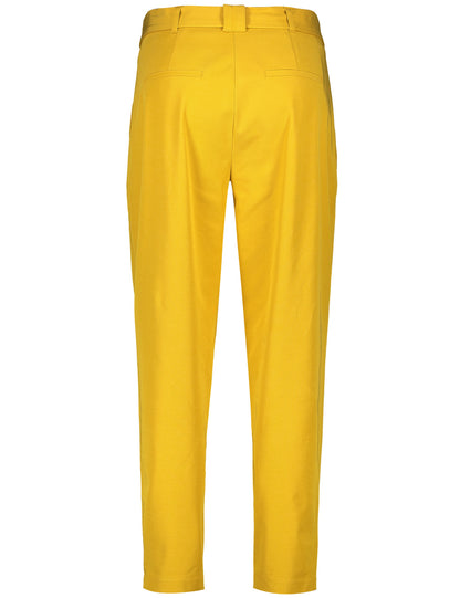 7/8-Length Trousers With A Tie-Around Belt, Slim Fit