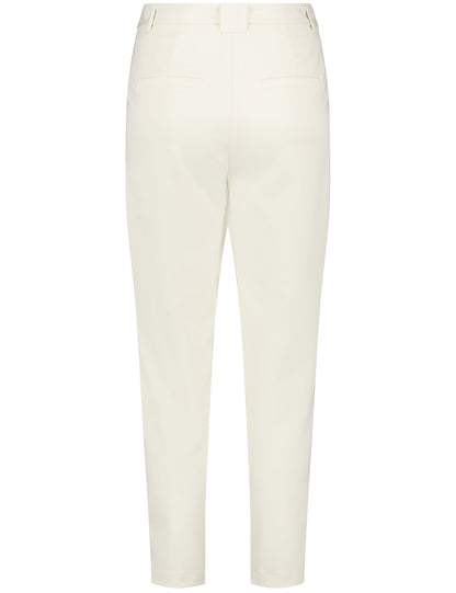 7/8-Length Trousers With A Tie-Around Belt, Slim Fit