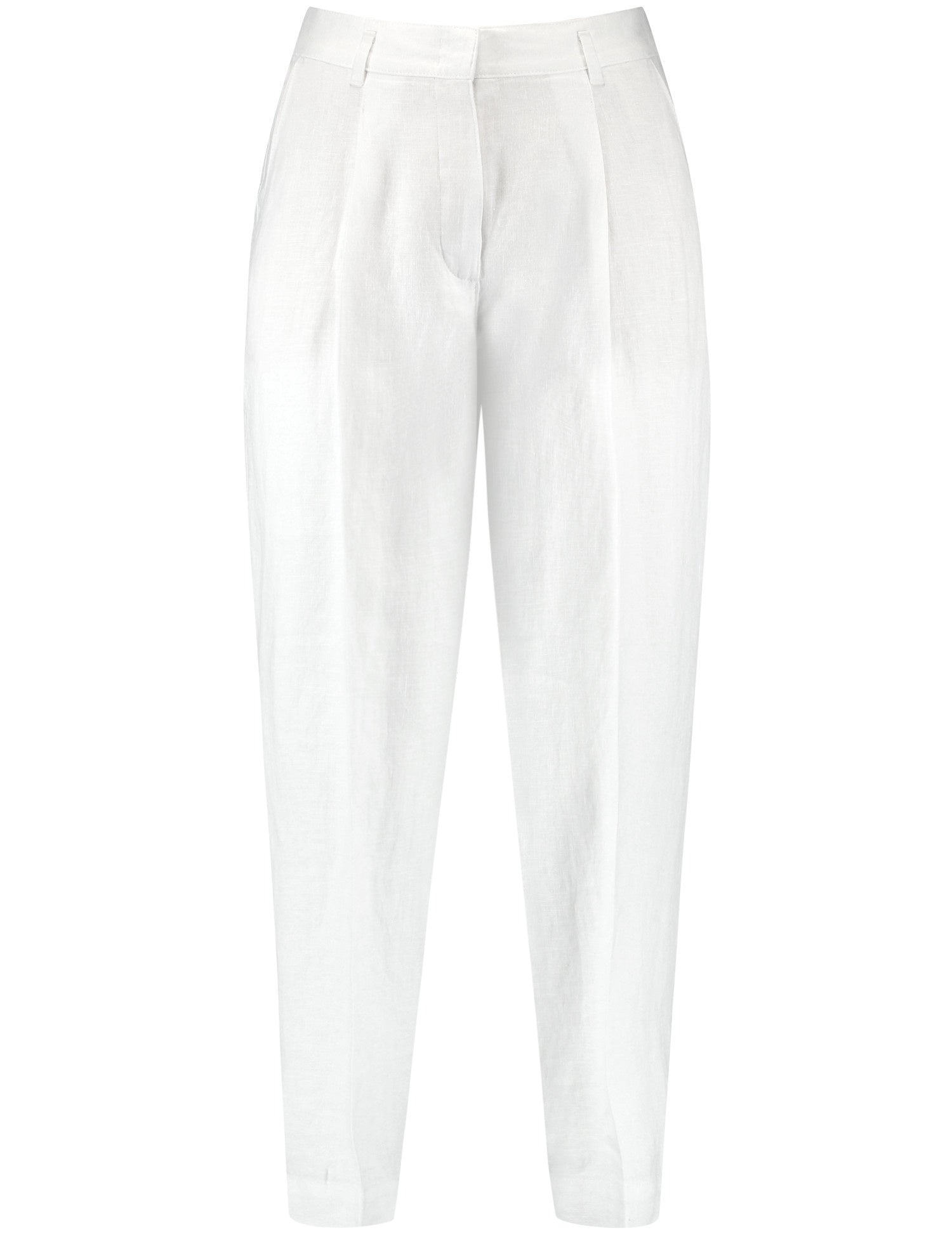 7/8-Length Trousers With A Waist Pleat