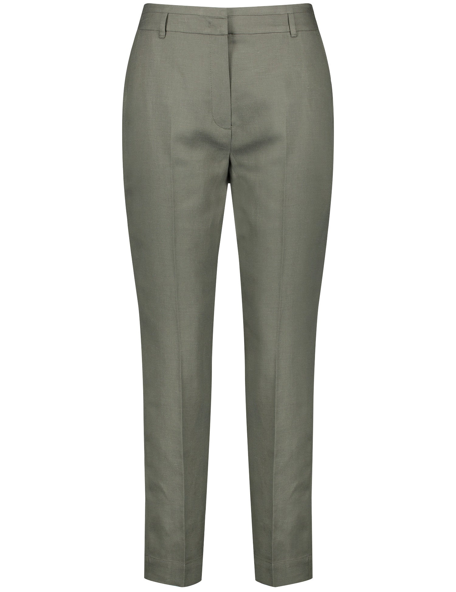 7/8-Length Trousers With Pressed Pleats