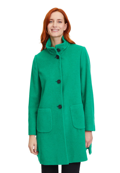 Green Mockneck Button Up Coat_7574-2146_5742_03