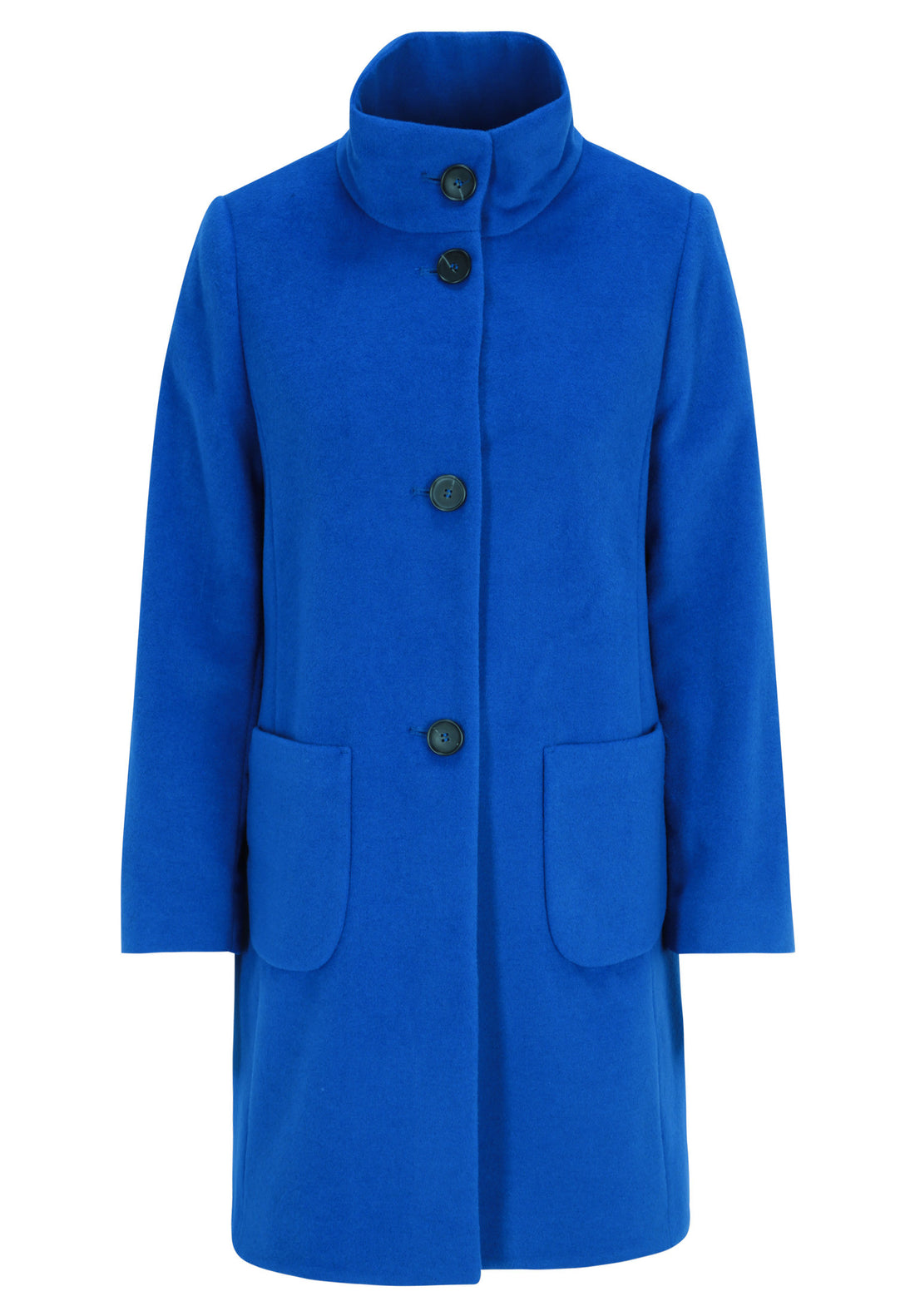 Blue Mockneck Button Up Coat_7574-2146_8329_01