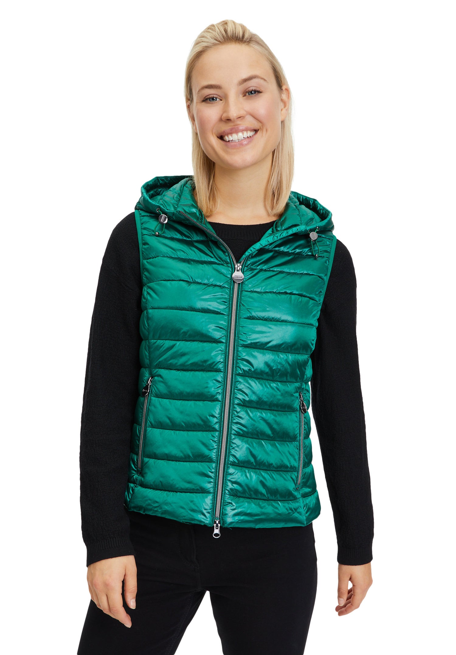 Green Metallic Vest Jacket_7576-1510_5666_03