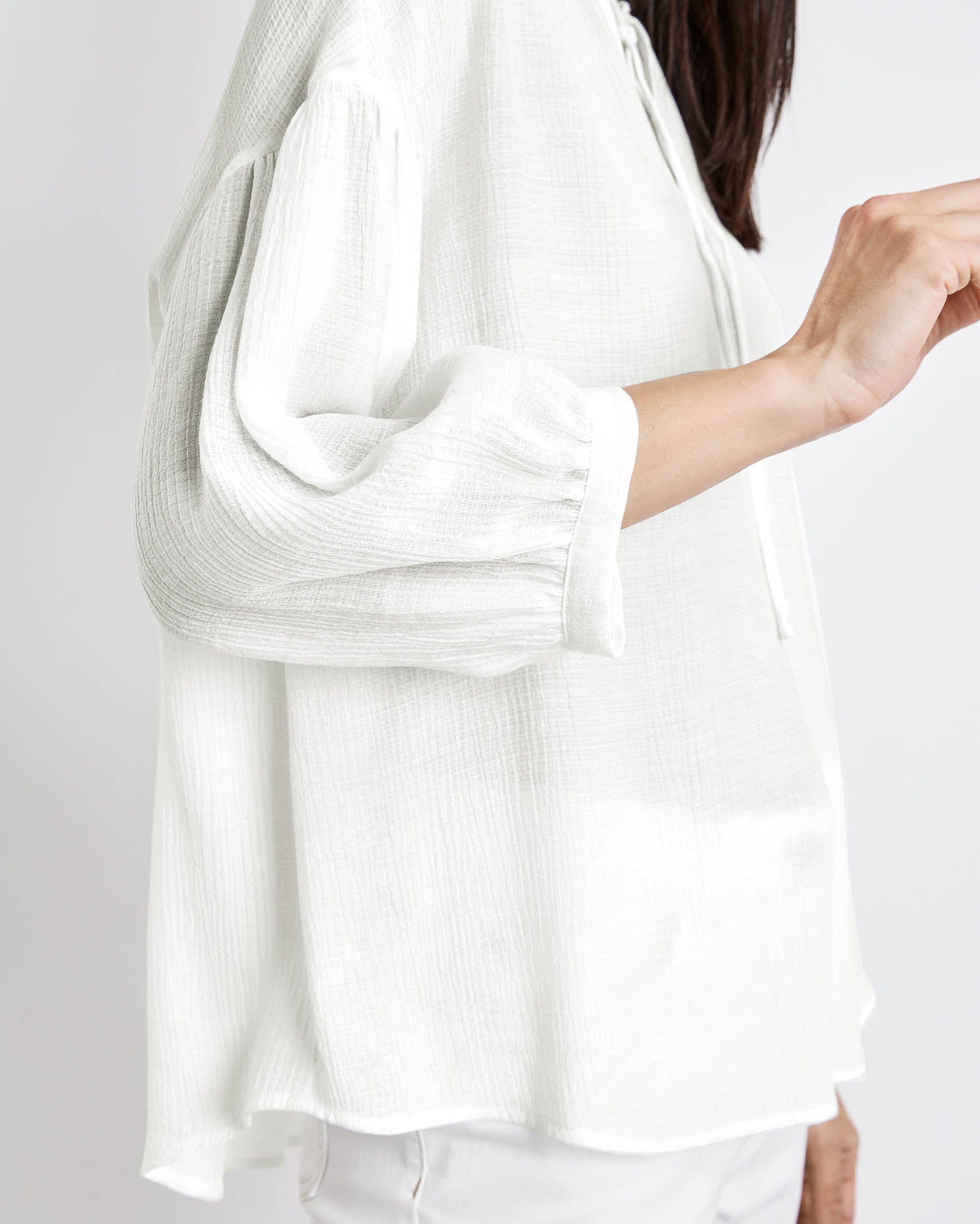 White Blouse 3/4 Sleeve Gerry Weber