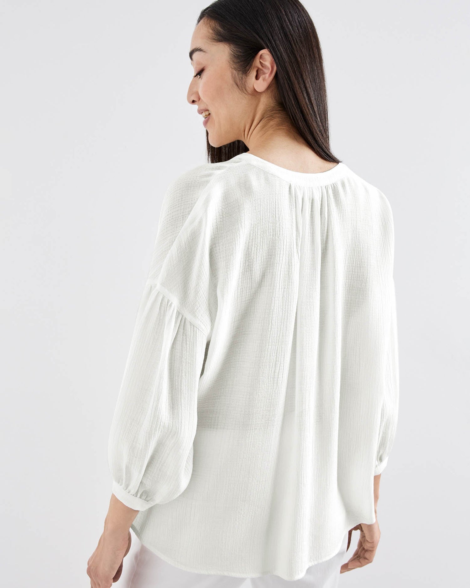 White Blouse 3/4 Sleeve Gerry Weber
