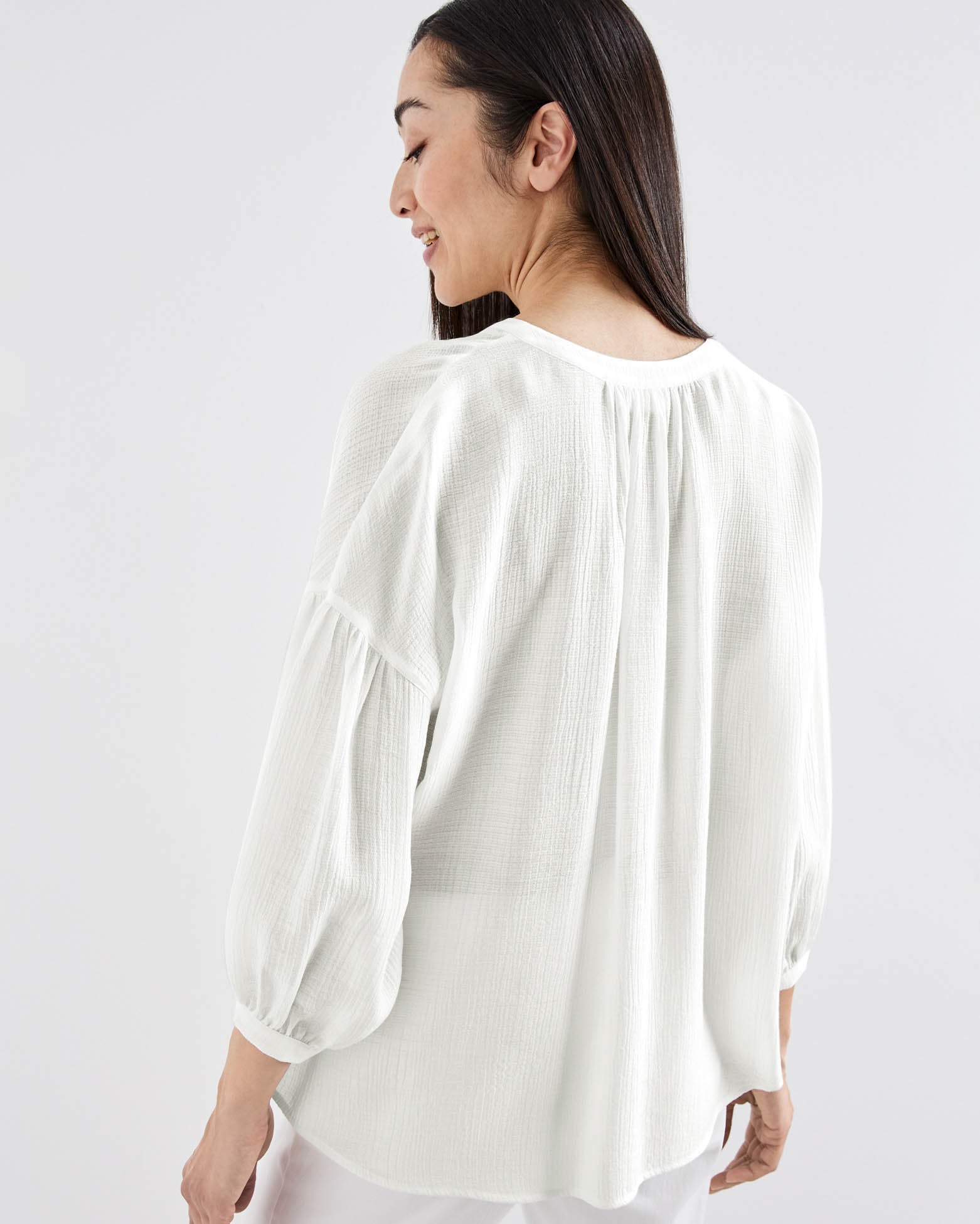 White Blouse 3/4 Sleeve Gerry Weber