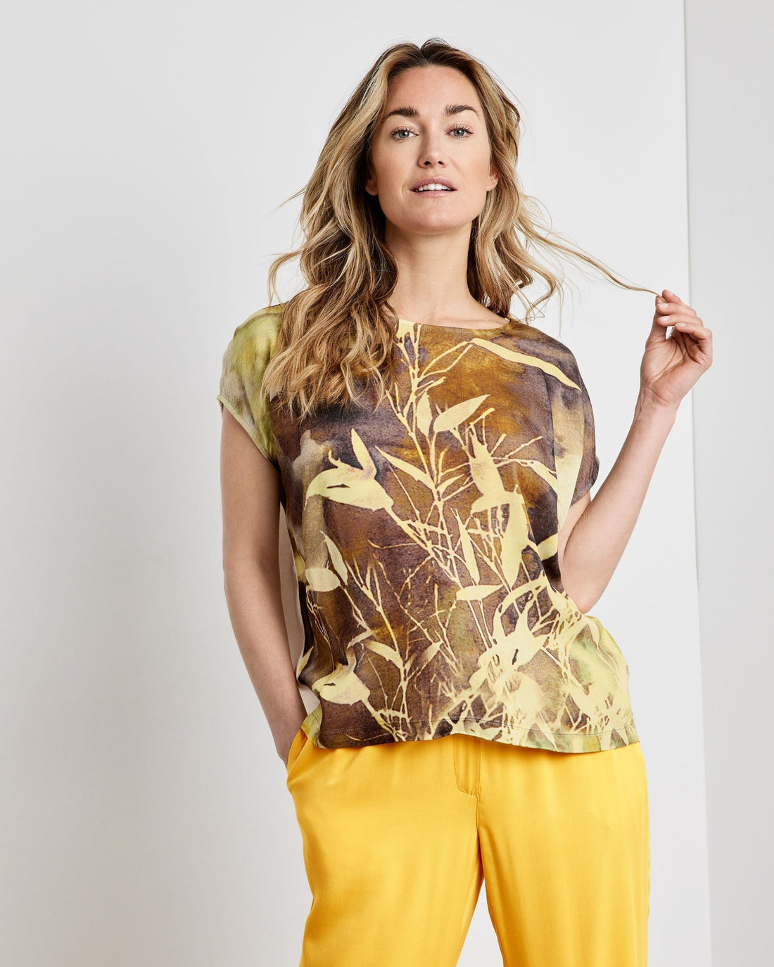 Yellow T-Shirt 1/2 Sleeve Gerry Weber