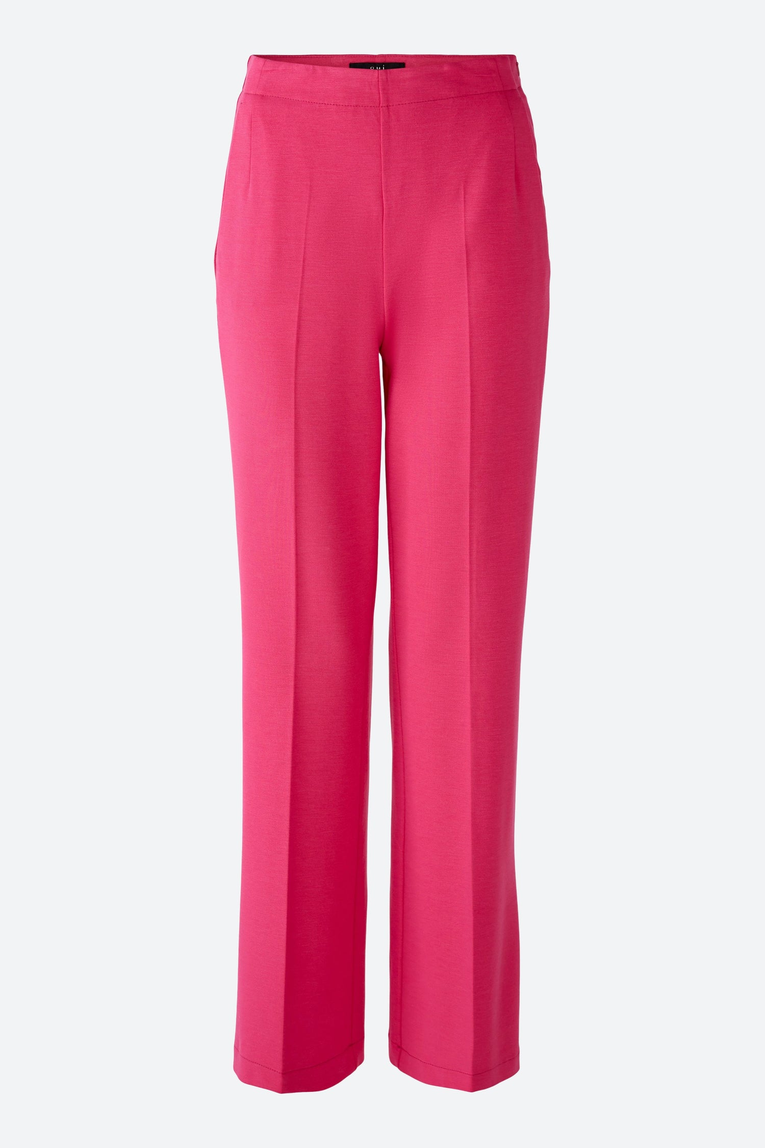 Pink Slip On Trousers In Heavy Jersey_06