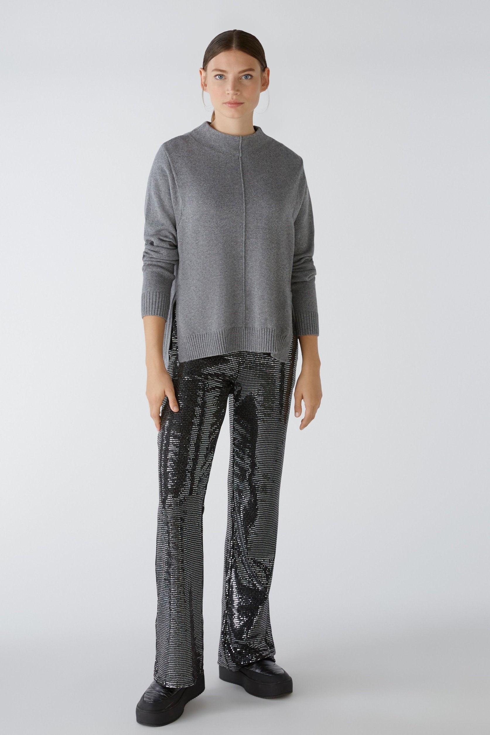 Trousers Fine Stretch Sequin_79291_9990_01