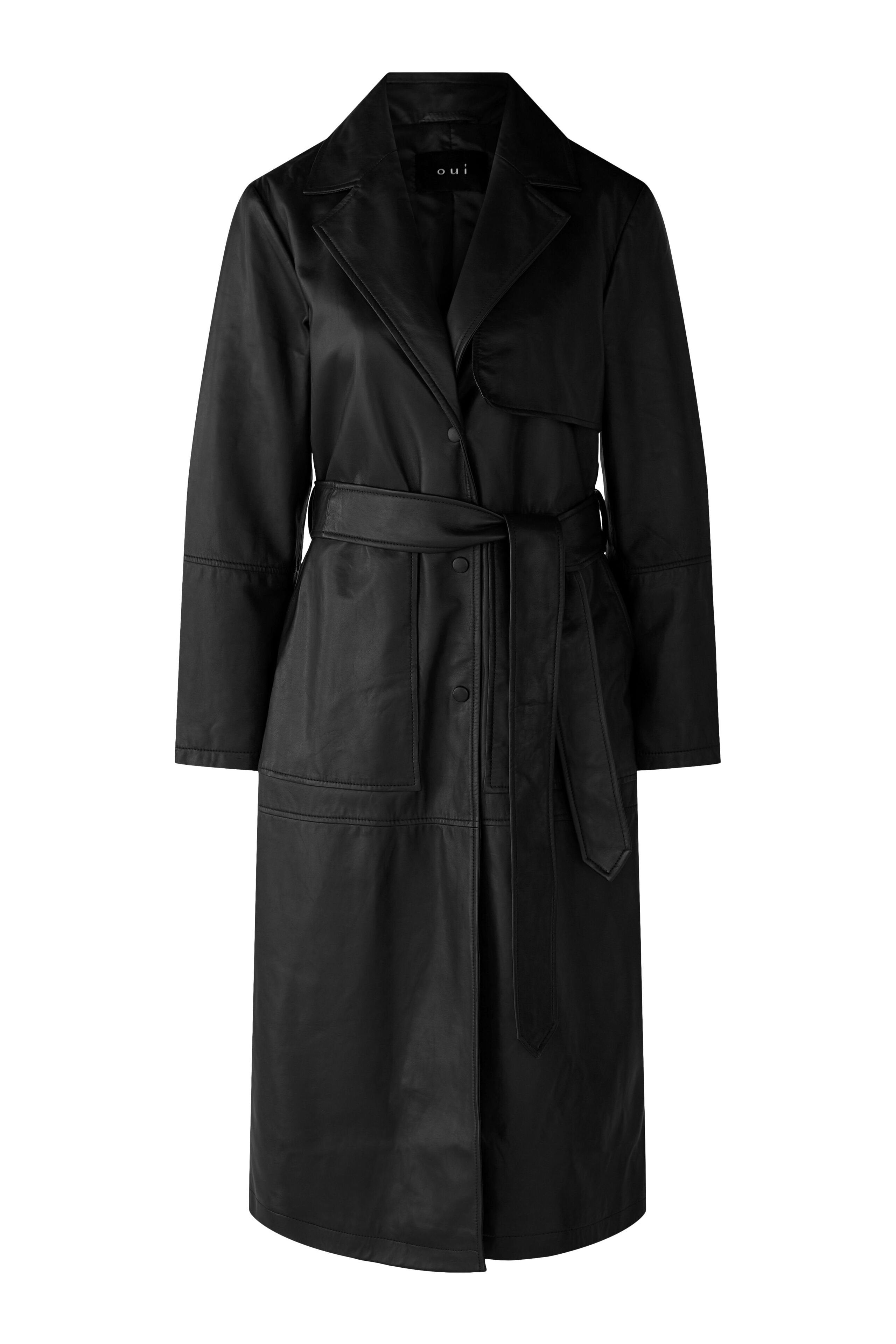 Black Suede Coat With Belt_79392_9990_01