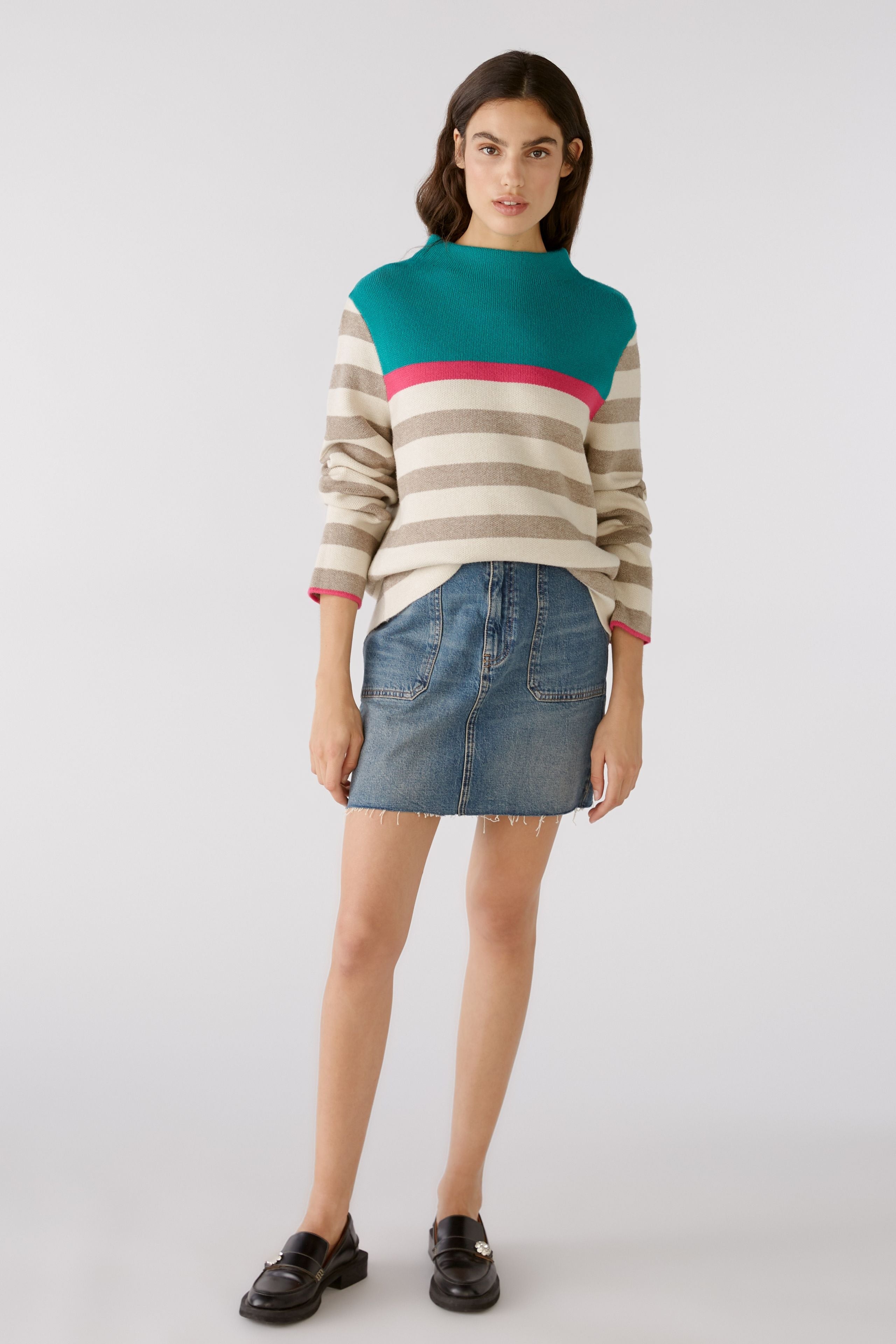 Multi-Color Knitted Sweater In Viscose Blend_01