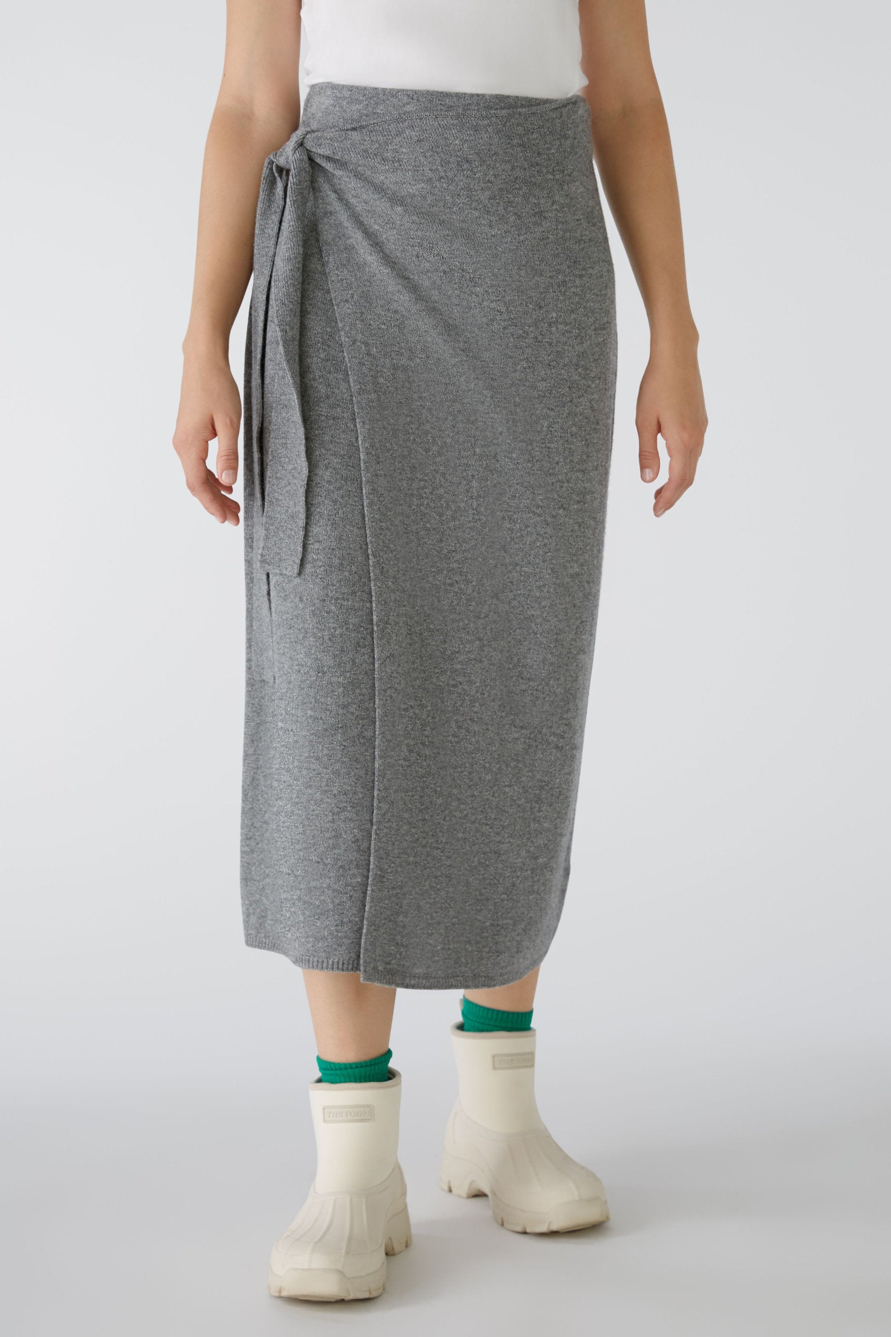 Grey Wrap Around Midi Skirt_79601_9559_05