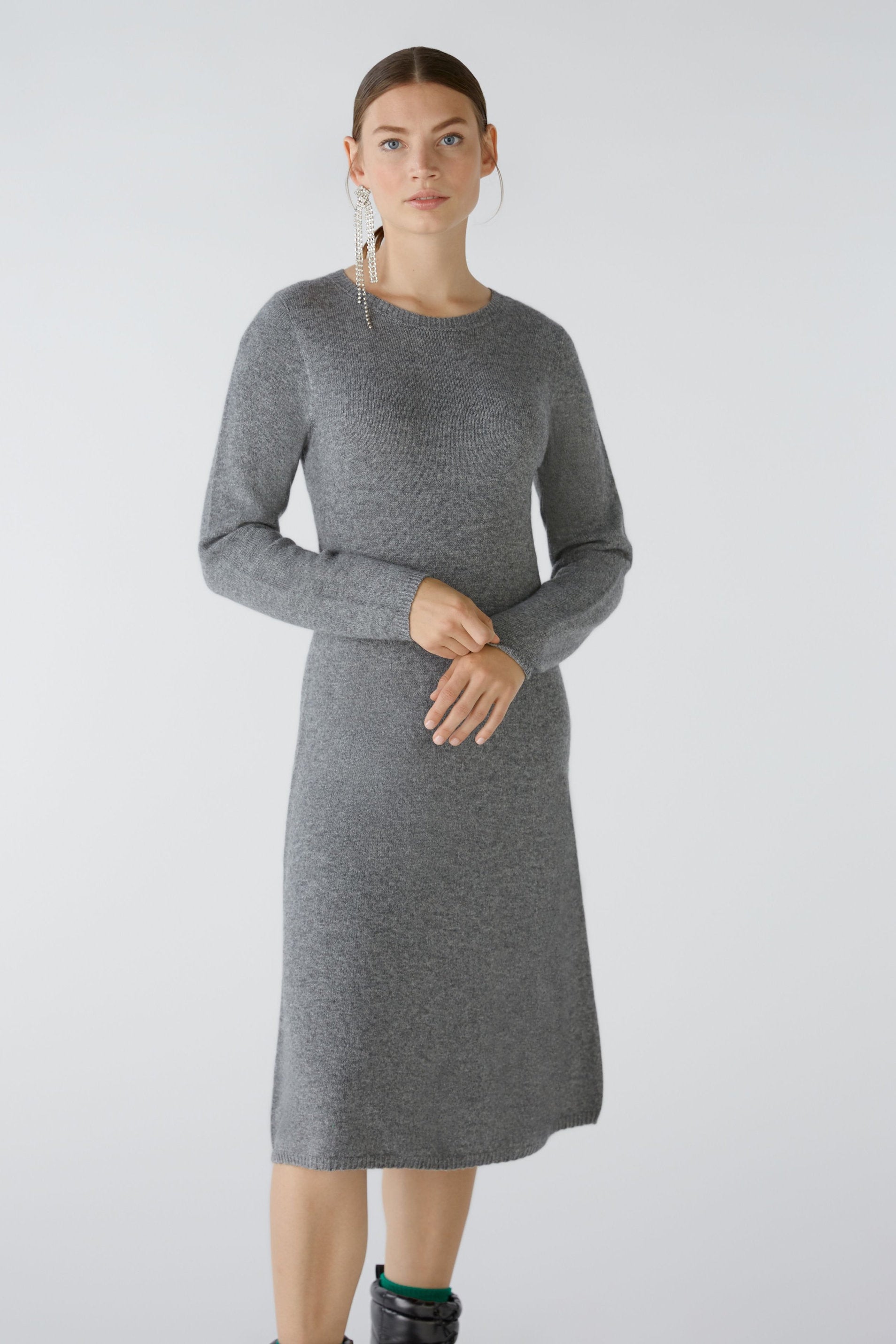 Knitted Dress Wool Blend With Modal_79699_9559_05