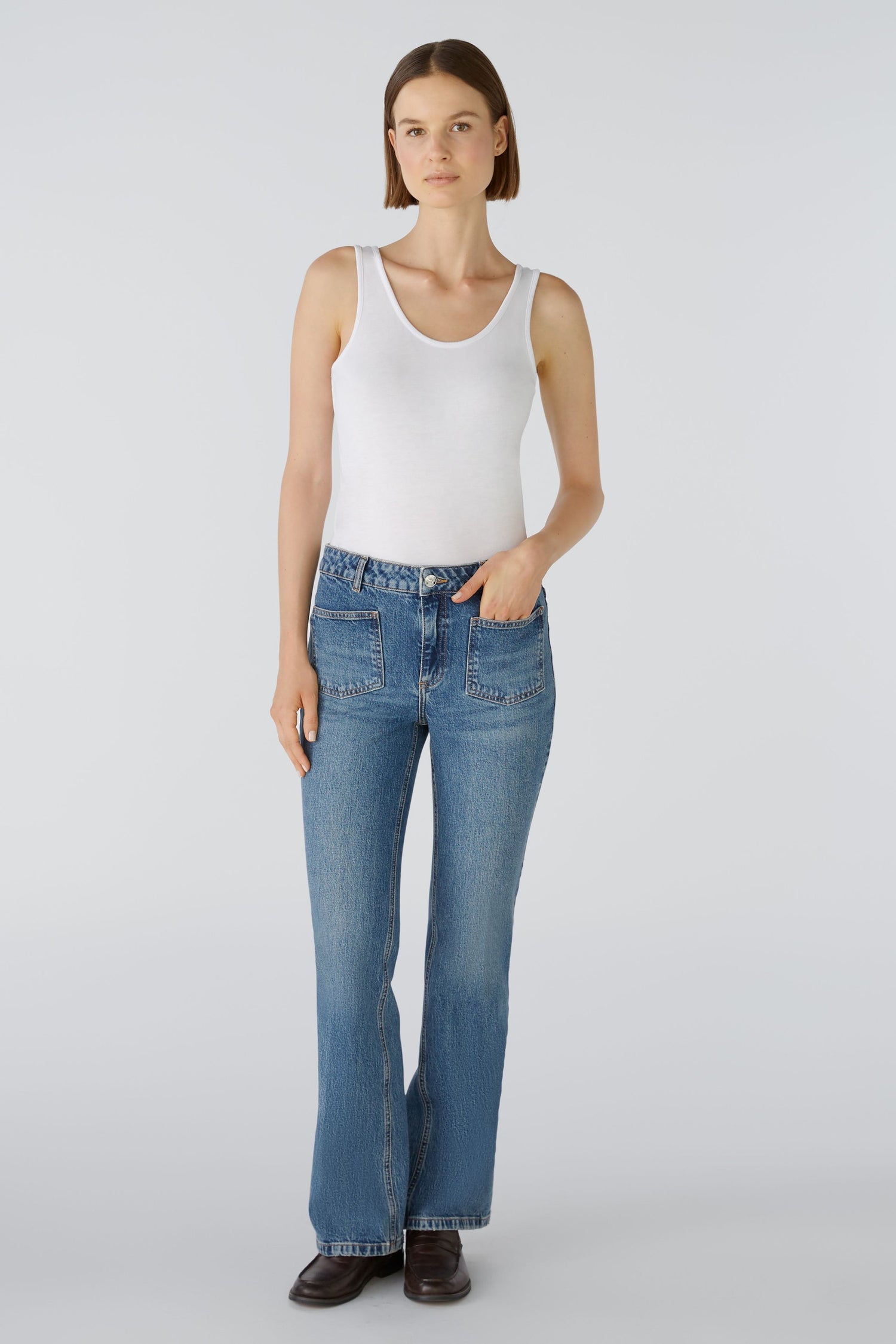 The Flared Jeans The Flared Easy Kick, Mid Waist, Regular_79763_5500_05