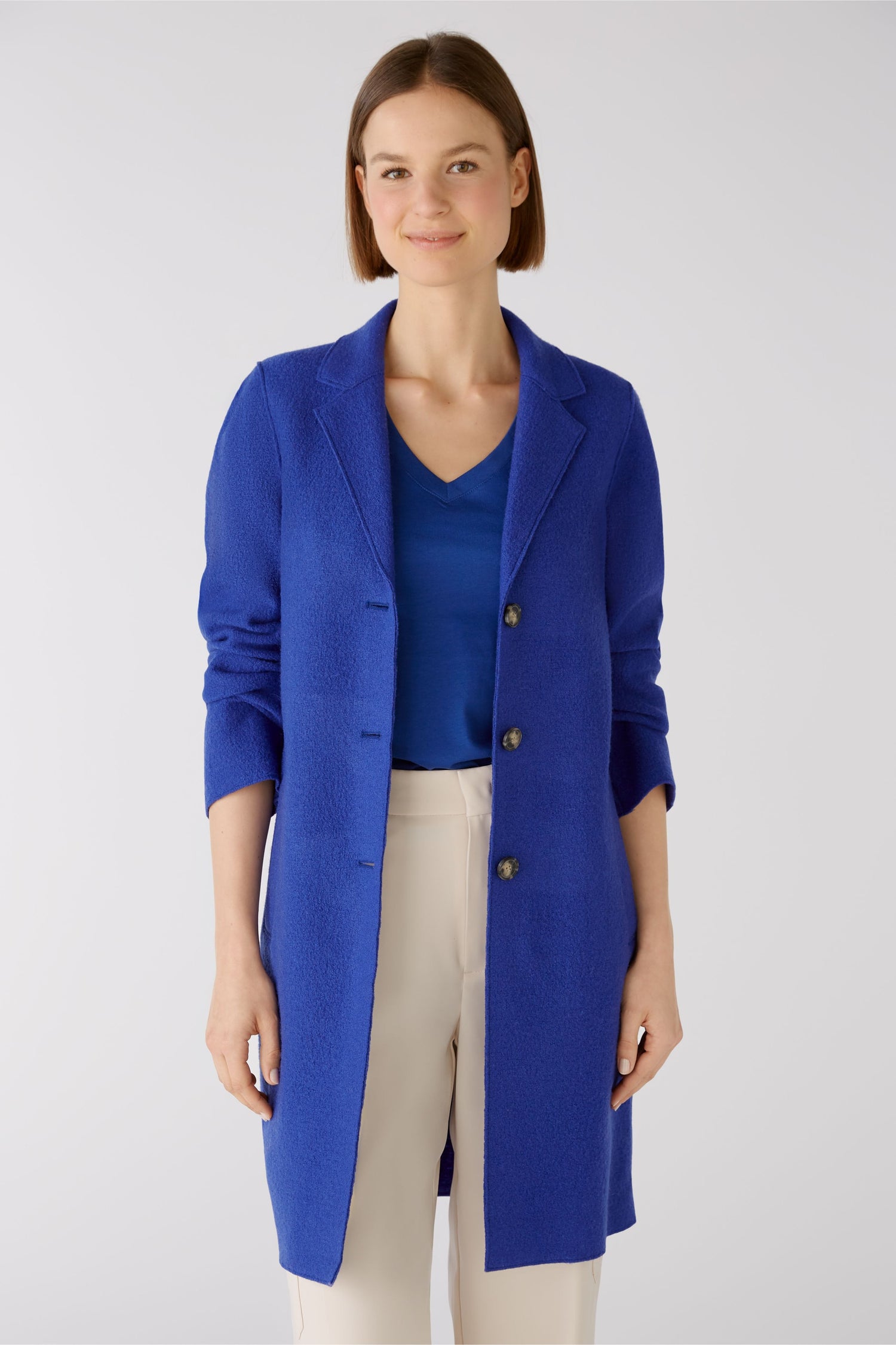Blue Mayson Coat Boiled Wool - Pure New Wool_03