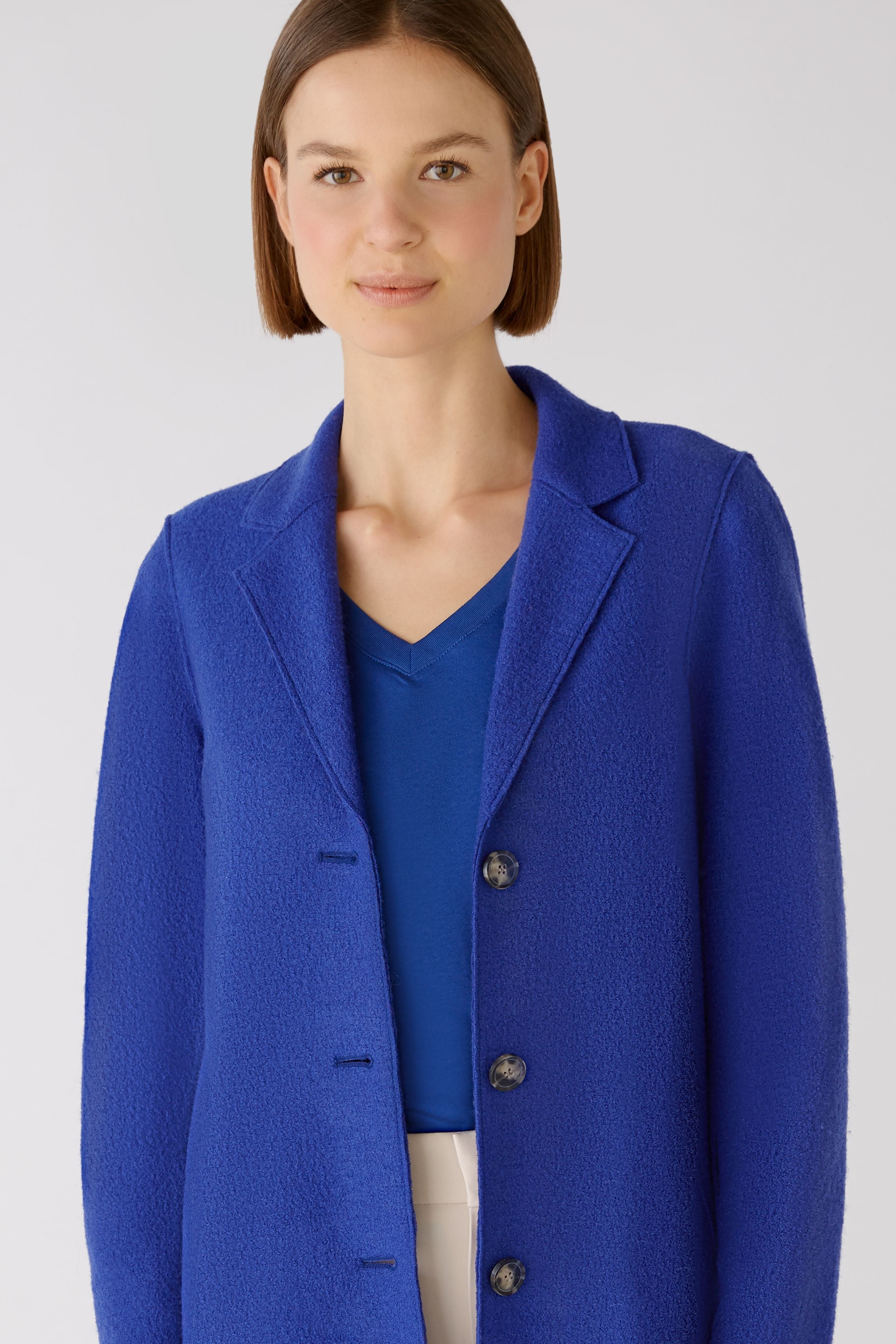 Blue Mayson Coat Boiled Wool - Pure New Wool_05