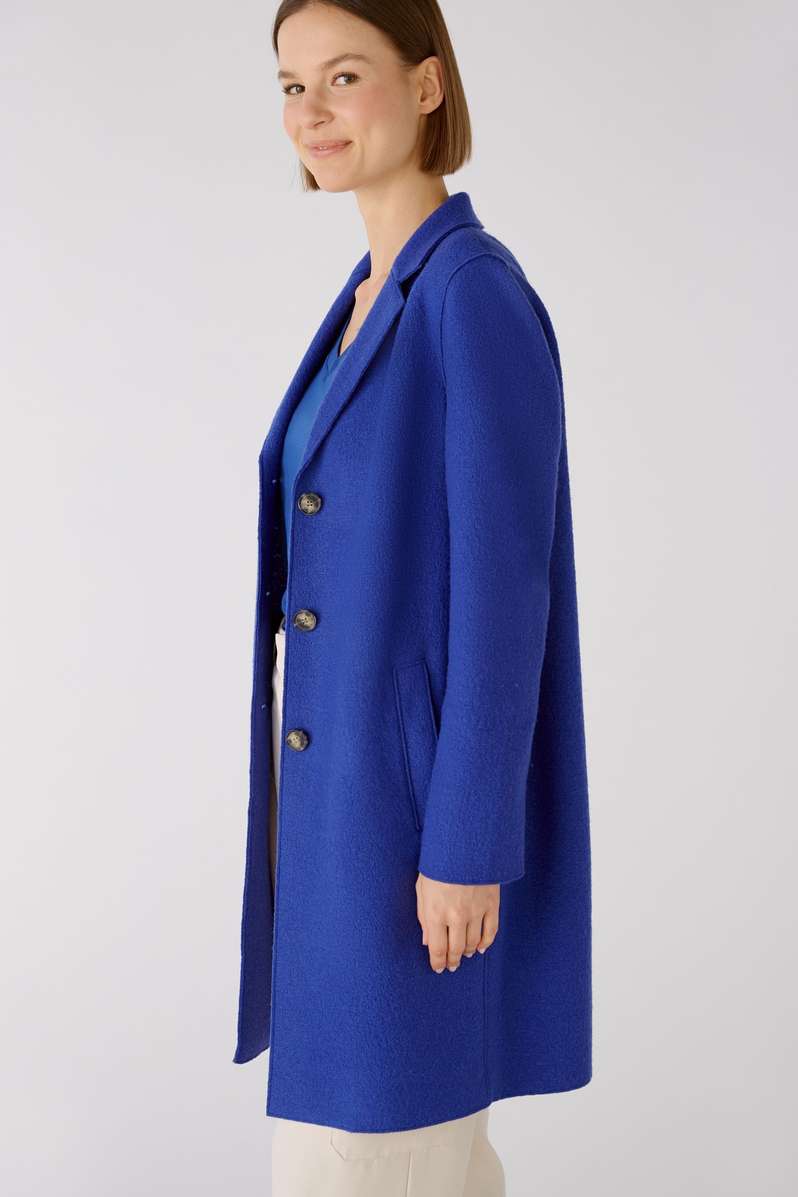 Blue Mayson Coat Boiled Wool - Pure New Wool_07