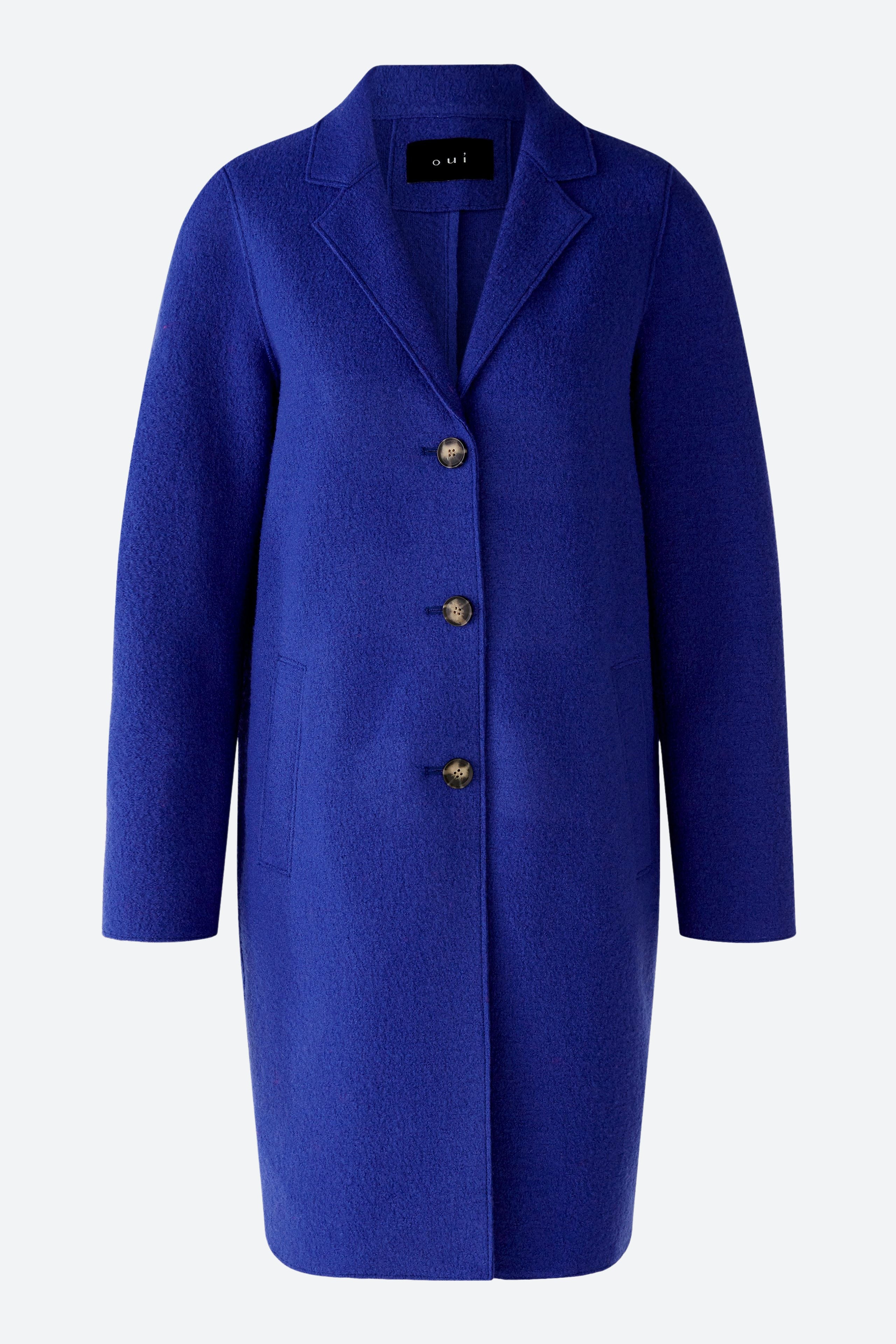 Blue Mayson Coat Boiled Wool - Pure New Wool_08