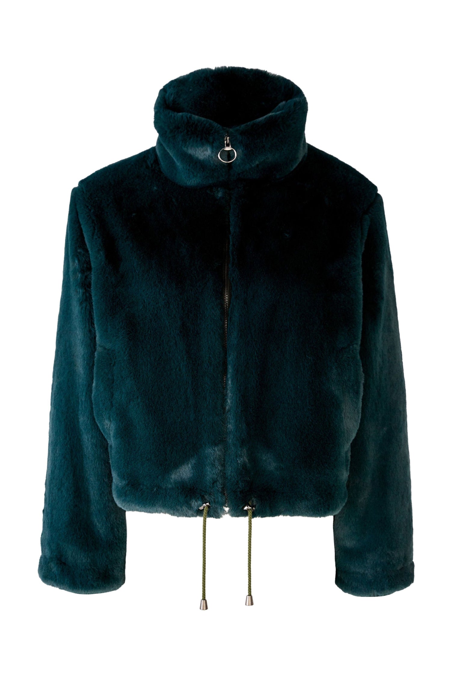 Green Faux Fur Zip Up Jacket_80069_6672_01