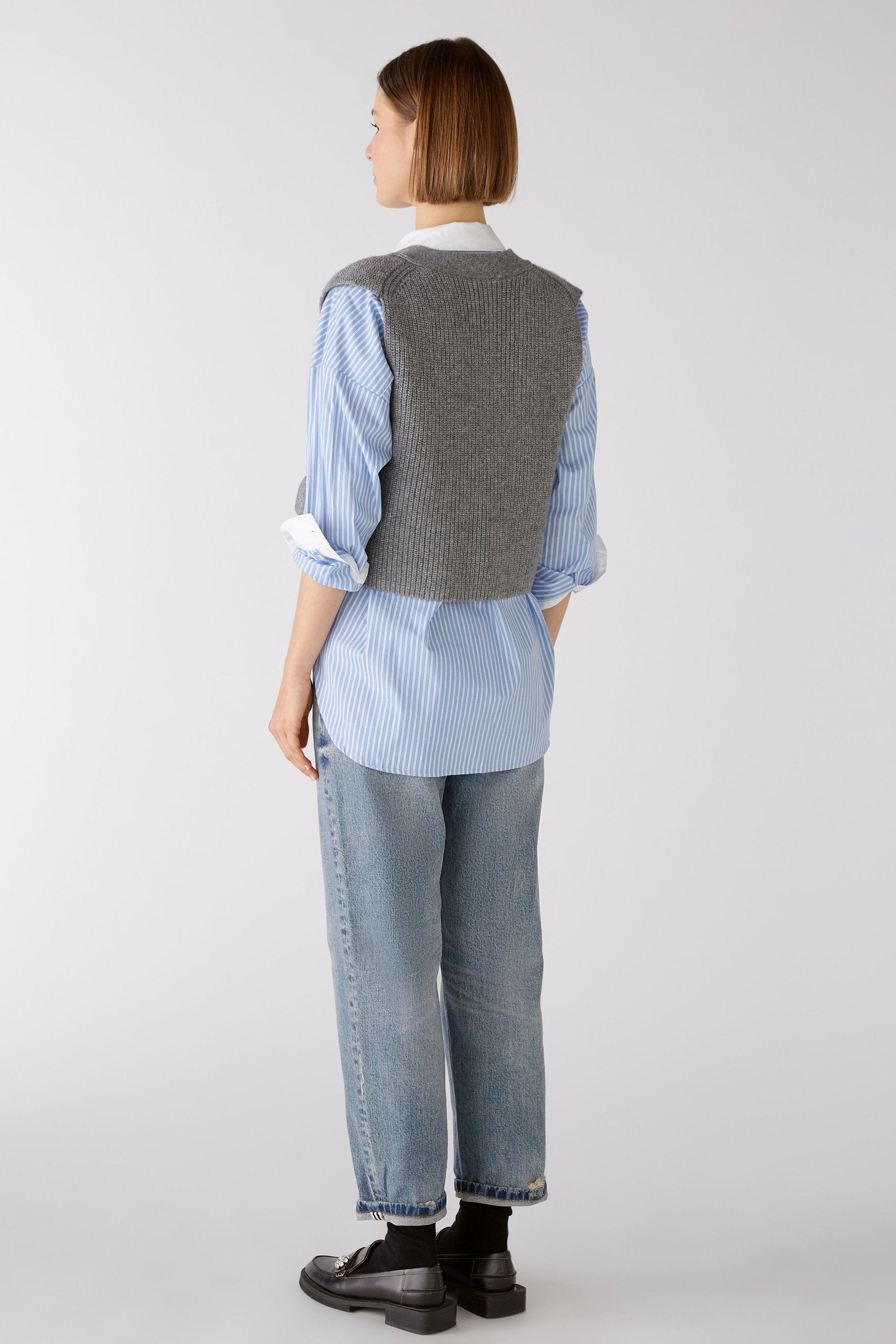 Knitted Waistcoat Wool Blend_80082_9559_03