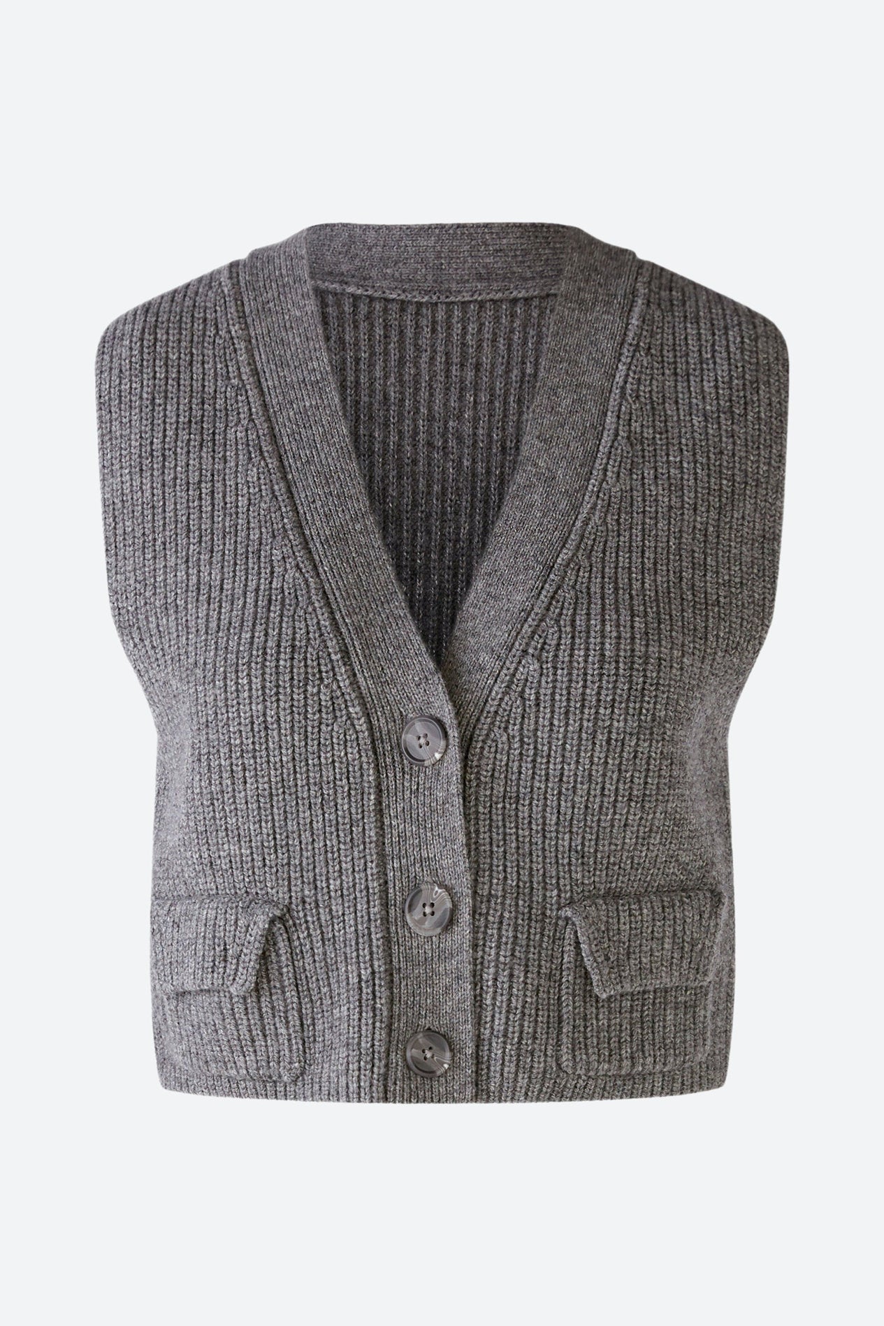 Knitted Waistcoat Wool Blend_80082_9559_07