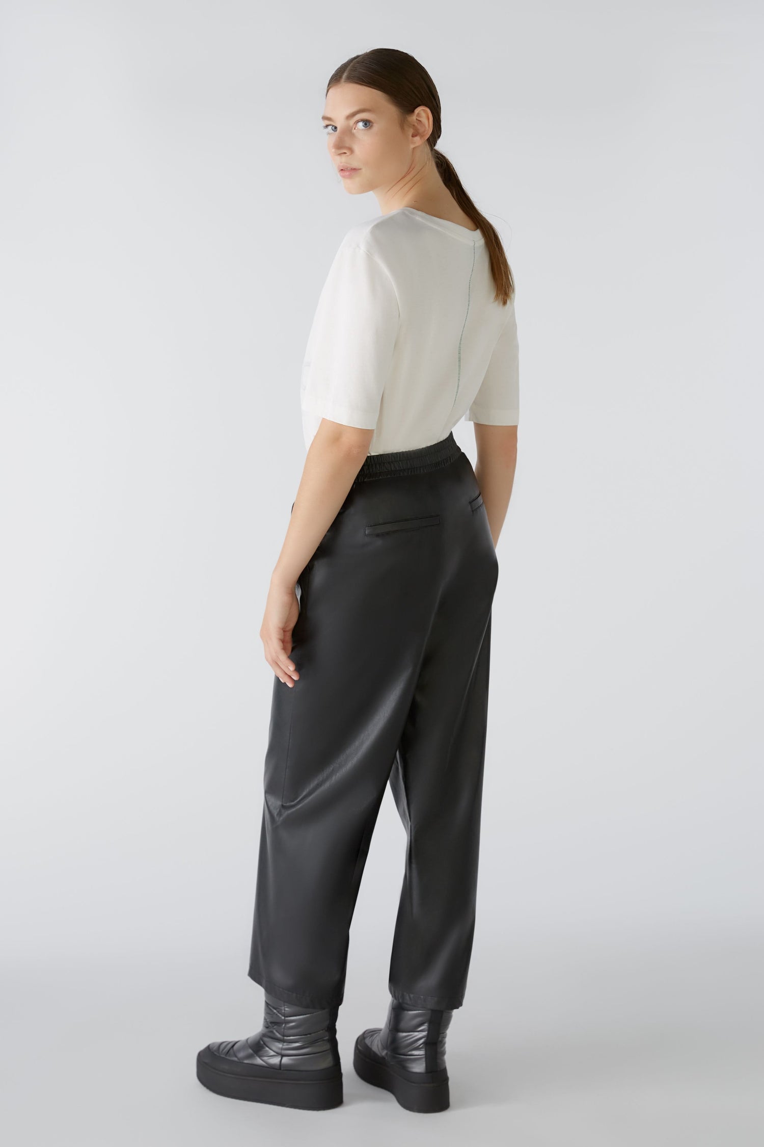 Culotte In Leather - Optics_80153_9990_03