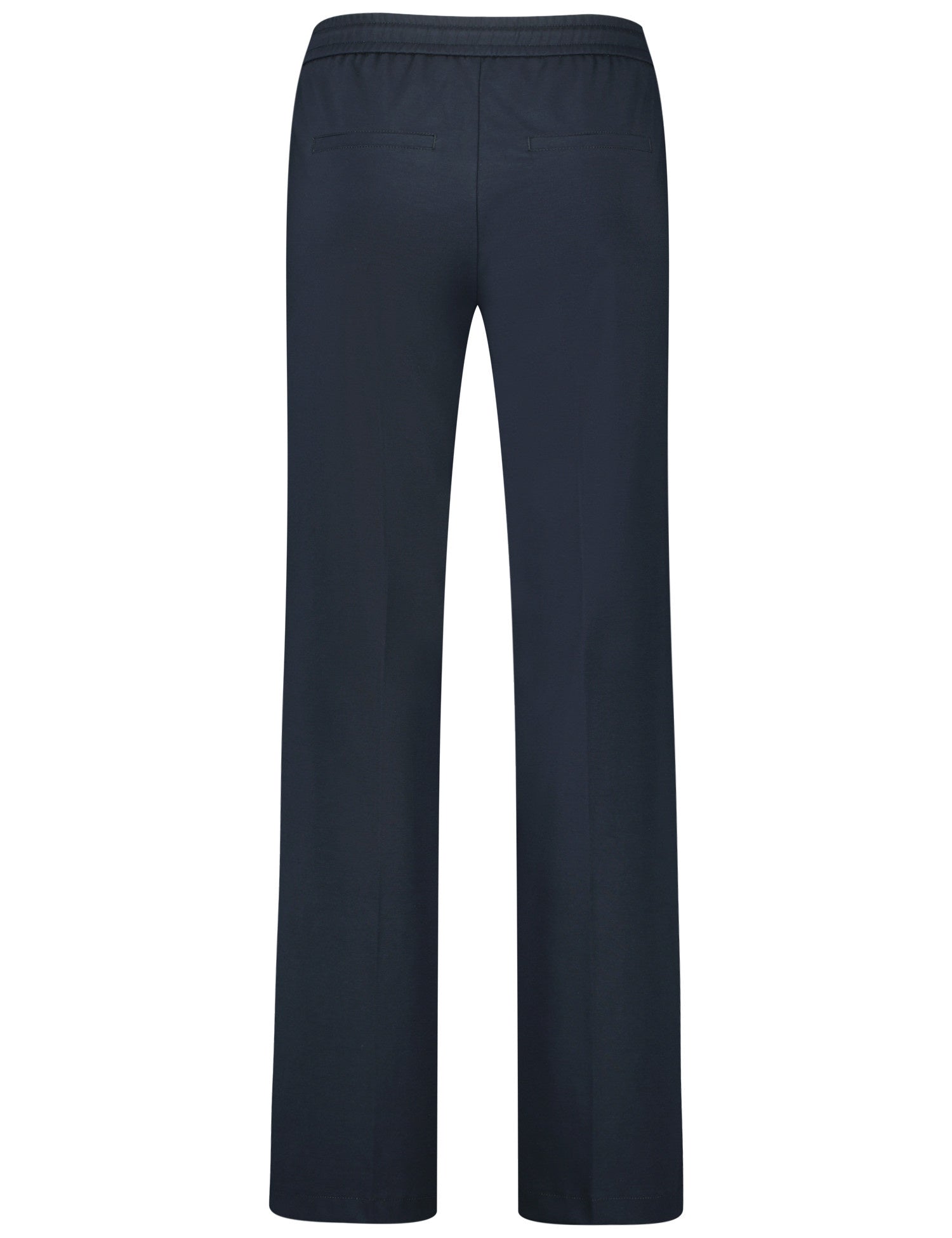 Jersey Trousers With A Wide Leg