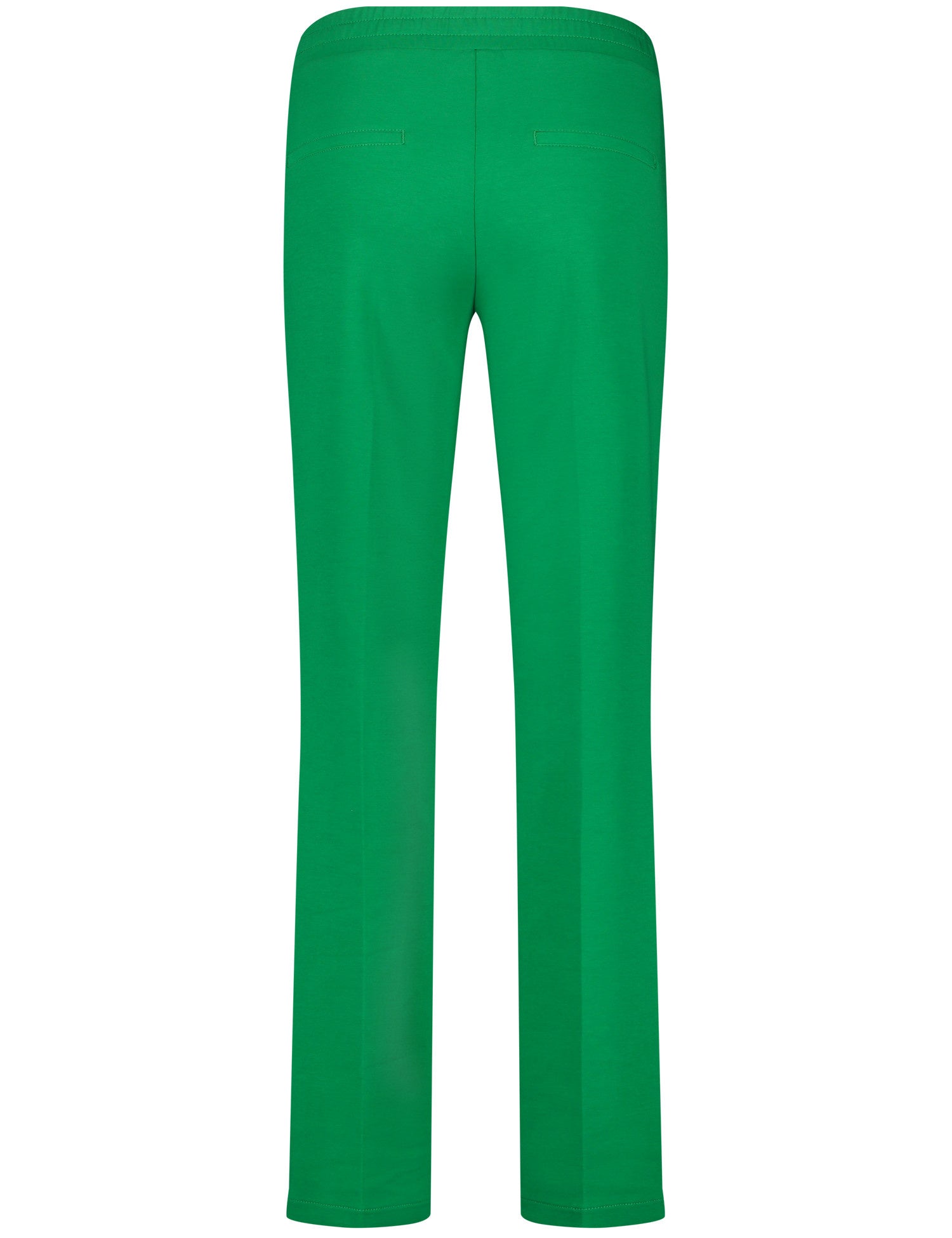 Wide-Leg Jersey Trousers With Contrasting Stripes