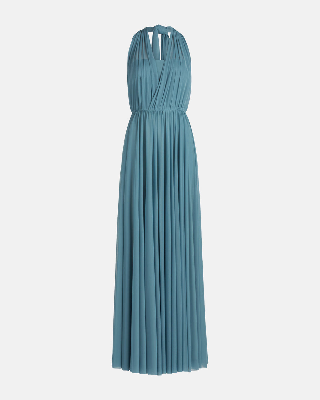 Light Blue Dress Long Without Sleeve Vera Mont