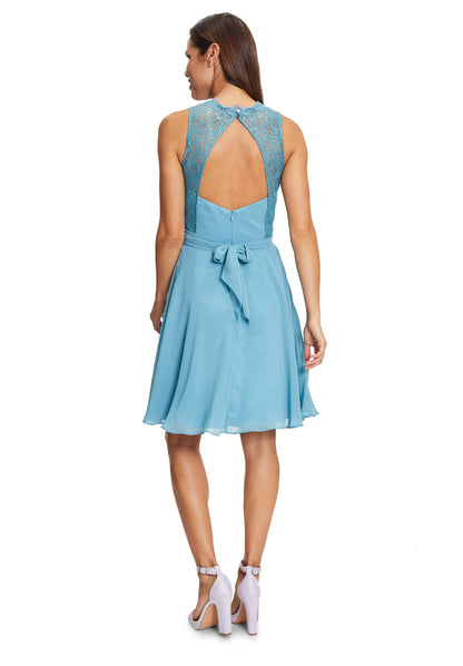 Light Blue Dress Short Without Sleeve Vera Mont