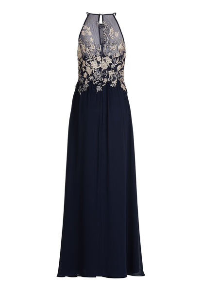 Dark Blue Dress Long Without Sleeve Vera Mont