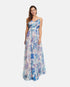 Light Blue Dress Long Without Sleeve Vera Mont