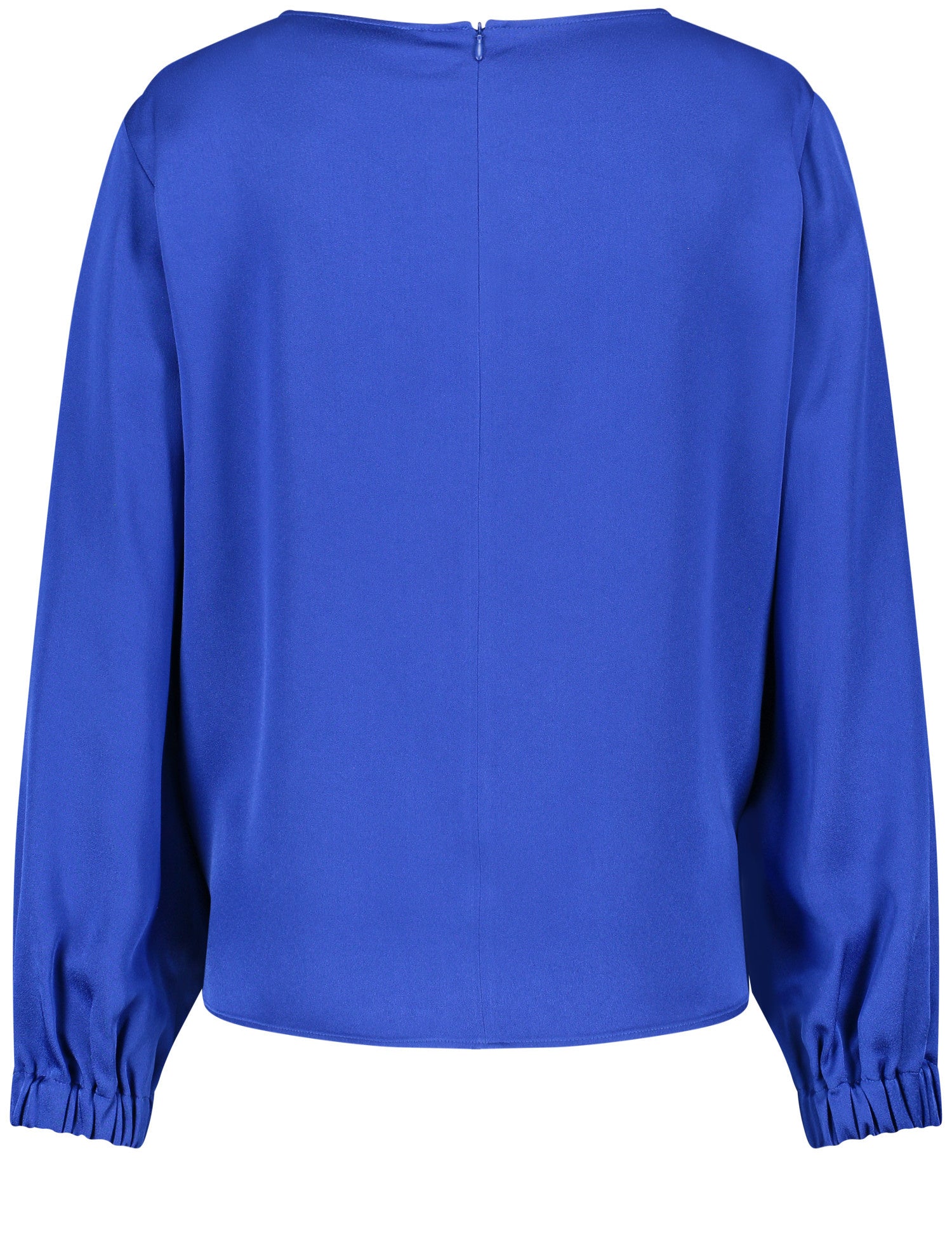 Middle Blue Blouse With A Back Zip Gerry Weber