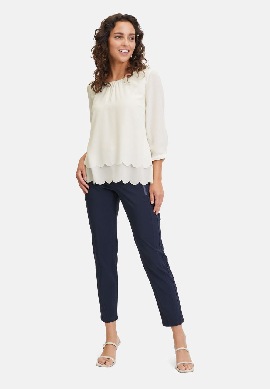 Pull-On Blouse Plain Blouse_8610-2723_1014_02