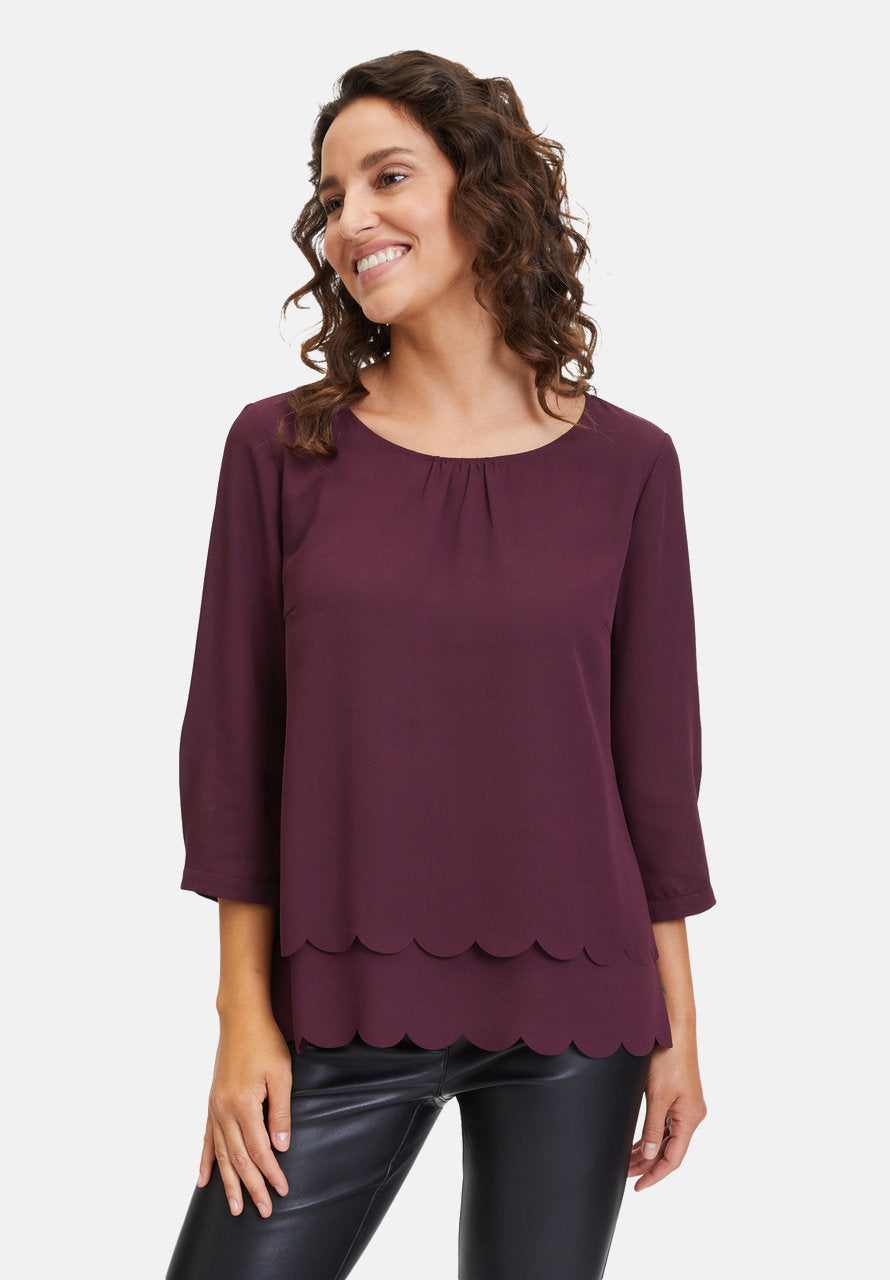 Pull-On Blouse Plain Blouse_8610-2723_4685_01