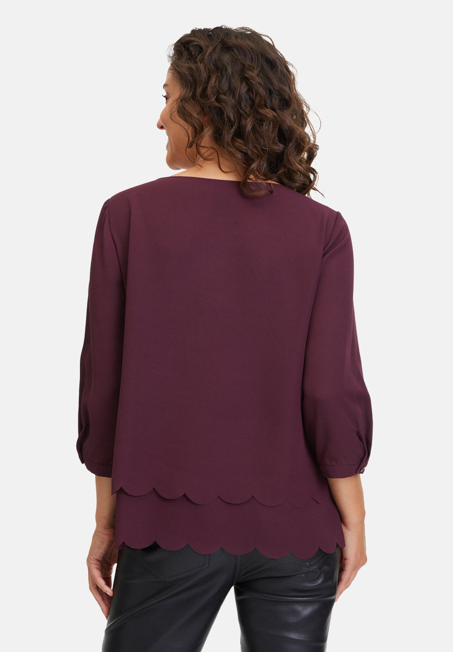 Pull-On Blouse Plain Blouse_8610-2723_4685_03