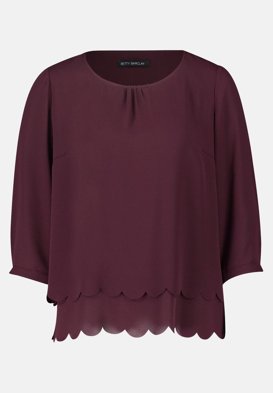 Pull-On Blouse Plain Blouse_8610-2723_4685_04