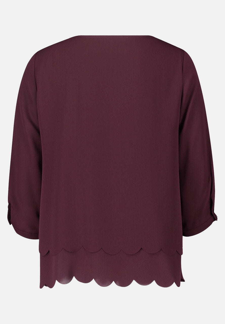 Pull-On Blouse Plain Blouse_8610-2723_4685_05